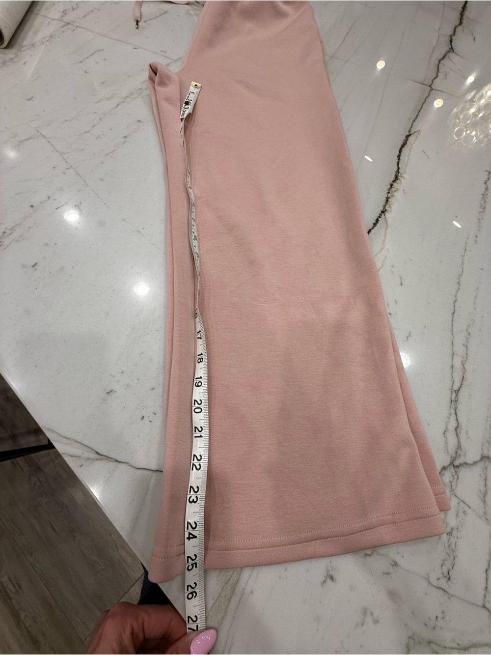 Sleeveless Mock Neck Wide-Leg Set in Blush Pink - Picture 10 of 12